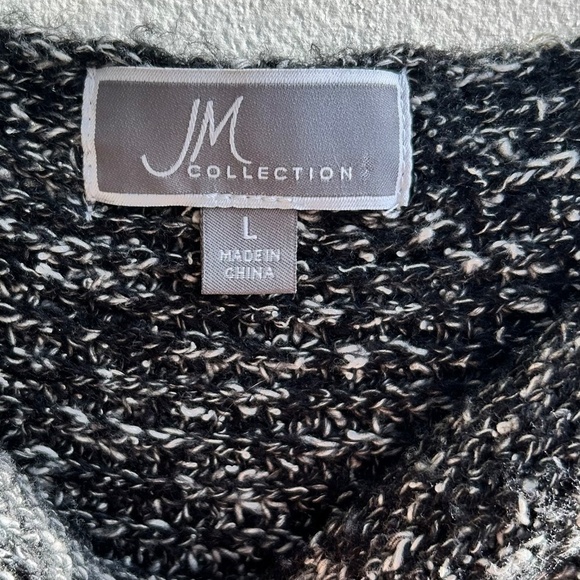 JM Collections Overhead Short Sleeve Cotton Blend Sweater Vest - Picture 2 of 9